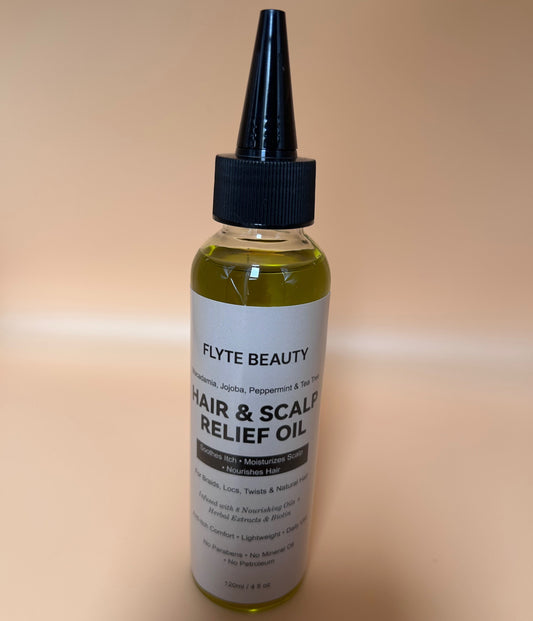 Hair & Scalp Relief Oil – with Peppermint & Tea Tree