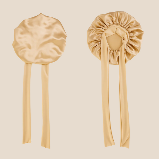 Satin Bonnet with Tie