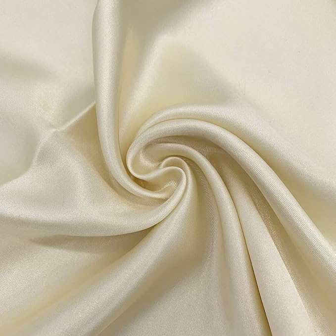 Satin-Feel Square Scarf – Soft, Glossy Finish