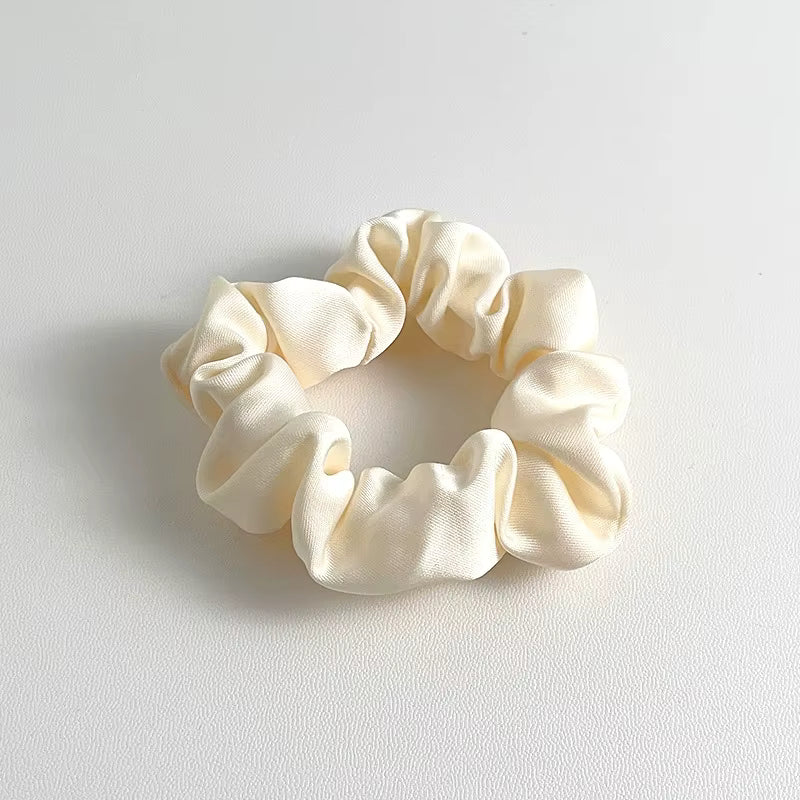 Satin Scrunchie Set – 5 Neutral Shades
