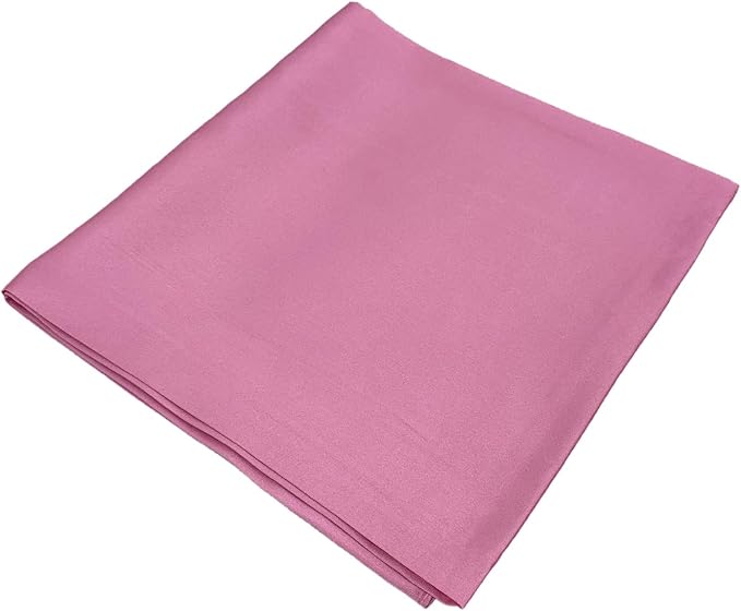 Satin-Feel Square Scarf – Soft, Glossy Finish