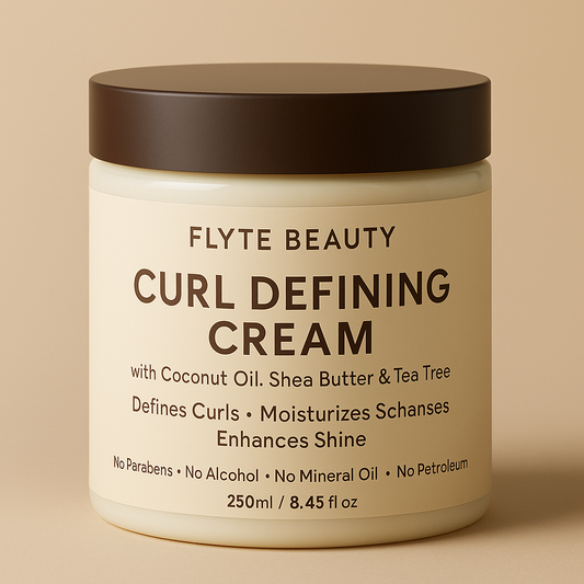 Curl Defining Cream – with Coconut Oil, Shea Butter & Tea Tree