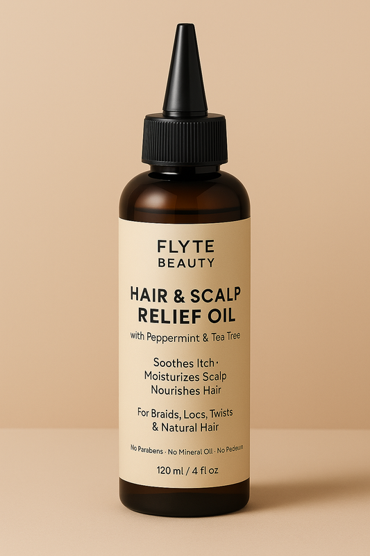Hair & Scalp Relief Oil – with Peppermint & Tea Tree